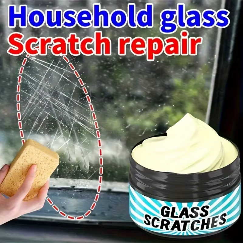 Glass Scratch Repair Paste – Universal for Repairing Scratches on Car Windows, B