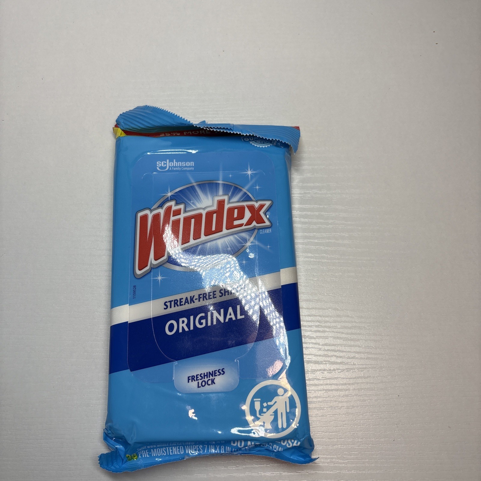 Windex Wipes Glass Cleaning Ammonia Free Pre-Moistened Glass and Surface Wipe…