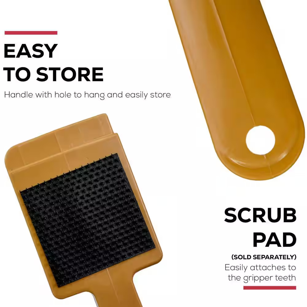 Pro Scrub 11 In. Slicer Cleaning Tool Handle with 60 Count Scrubbing Pads Value