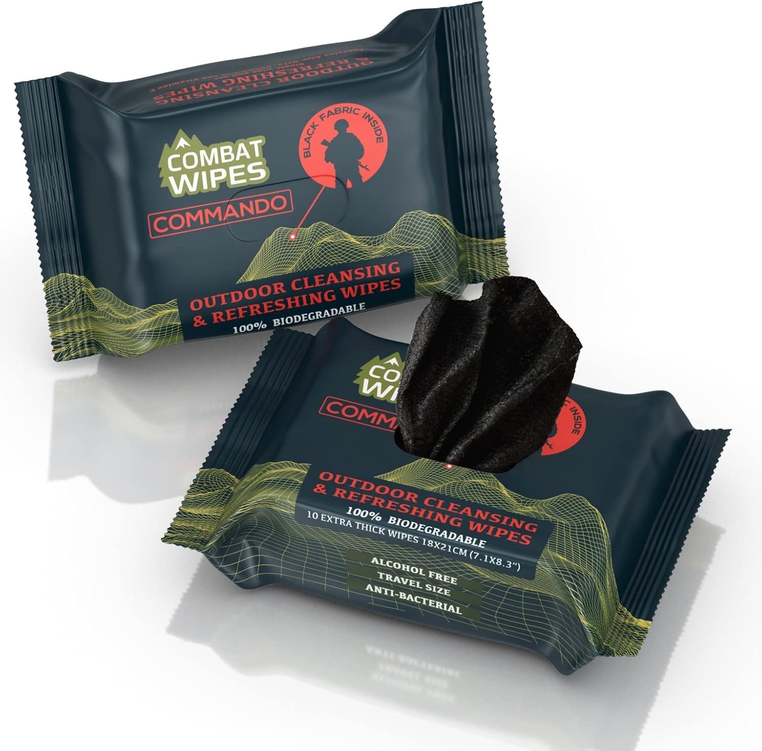Thick & Ultralight Unscented Cleansing Wipes – Perfect for Camping & Hunting