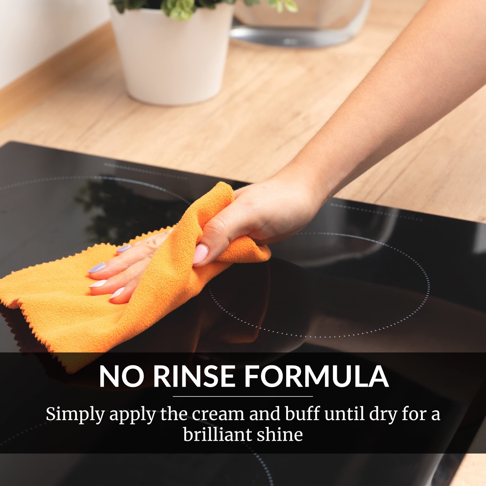 Ceramic Glass Stove Top Cleaner 8 Fl Oz Non Scratching Fast Acting Formula
