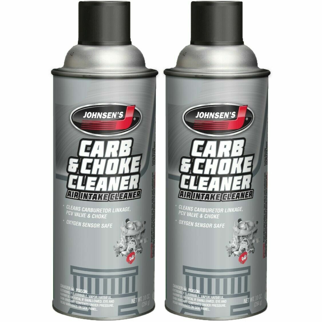 Johnsen’s 4641 VOC Compliant Carburetor Cleaner Spray – 10 oz. 10 Ounce 2 PACK