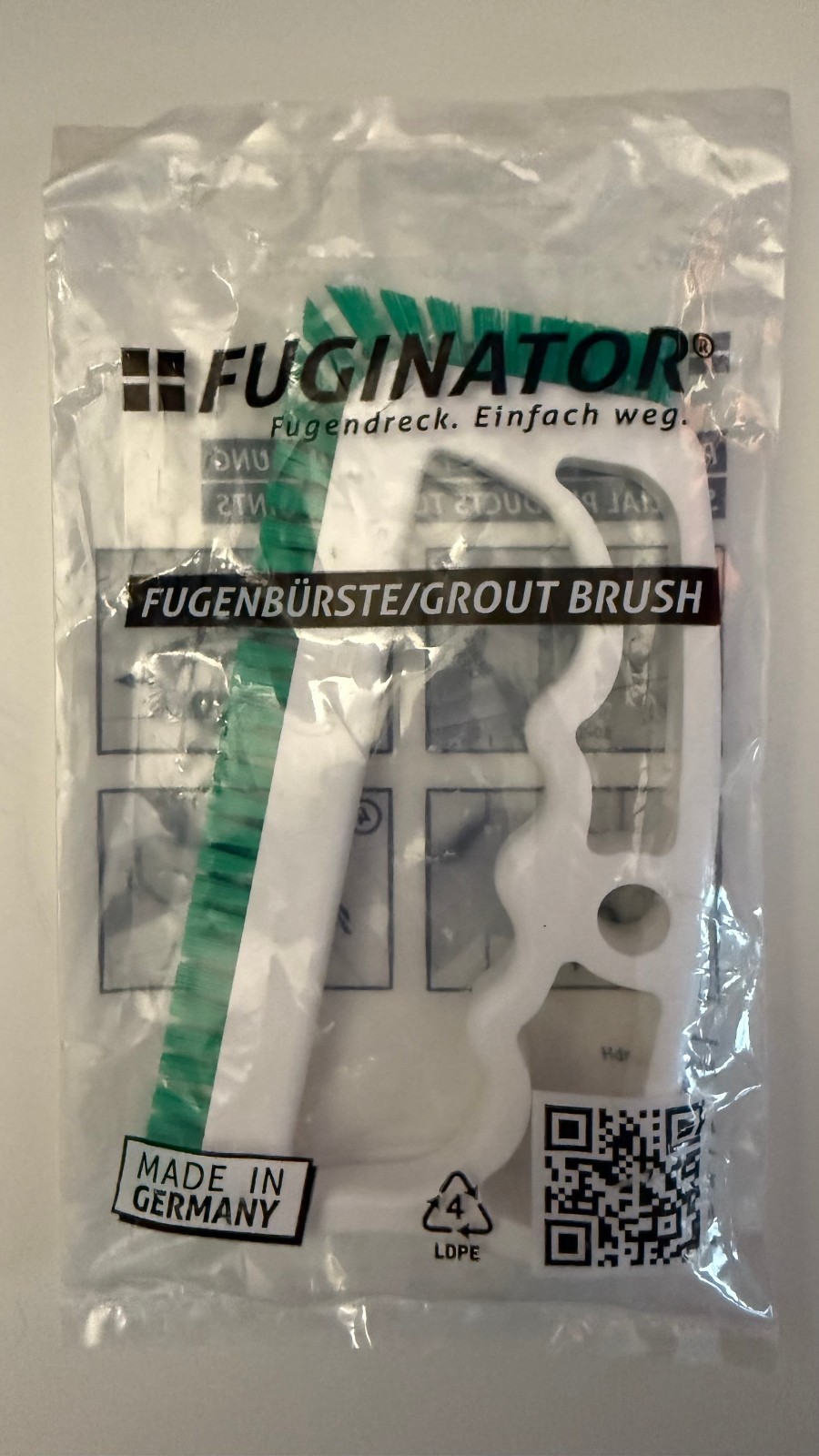 (3)LOT Fuginator Ergonomic Grout Brush For Easy Cleaning In Kitchen And Bathroom