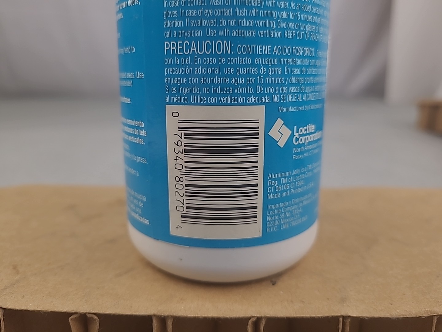 1x Duro by Loctite Aluminum Jelly Cleaner & Brightner 8 Fl Oz.