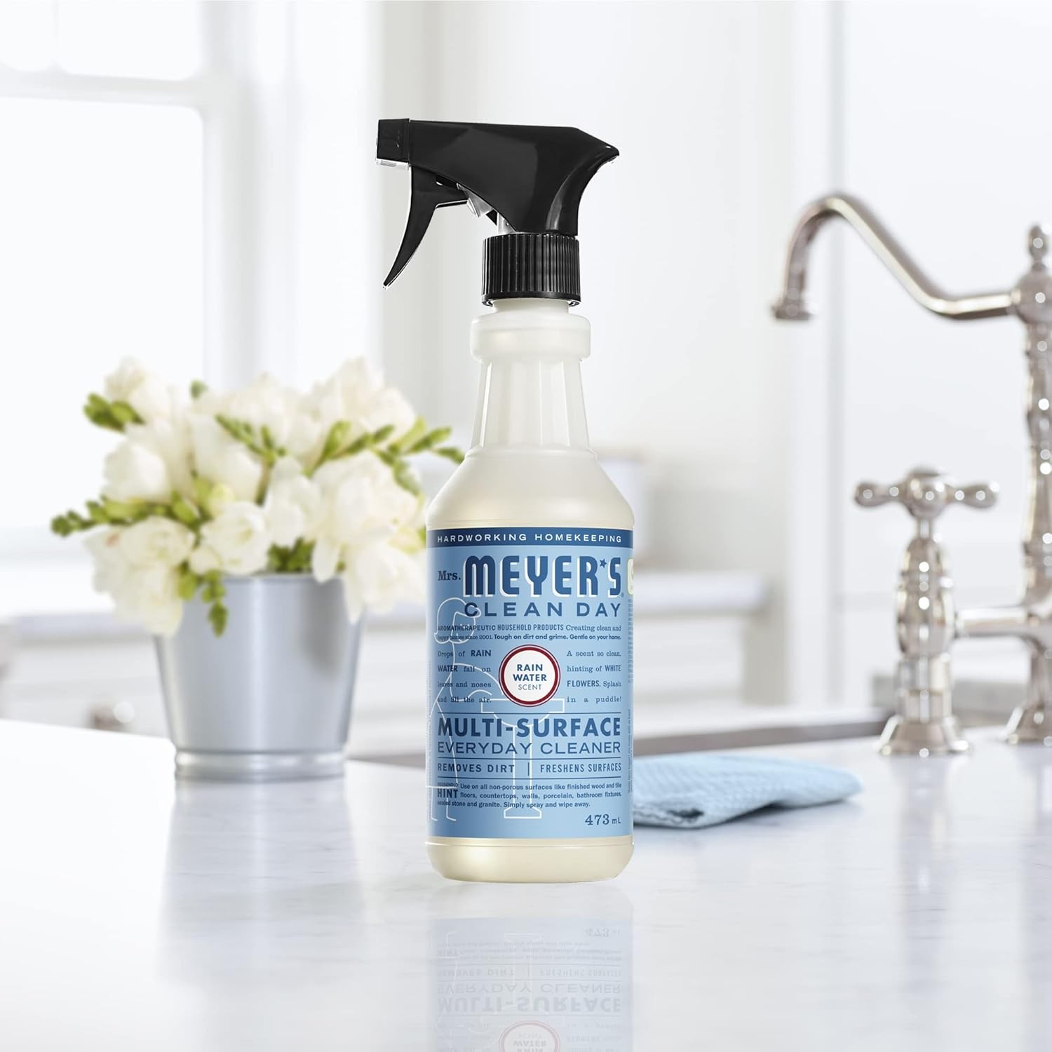 CLEAN DAY Multi-Surface Everyday Cleaner, Rain Water Scent, 16 Ounce Bottle