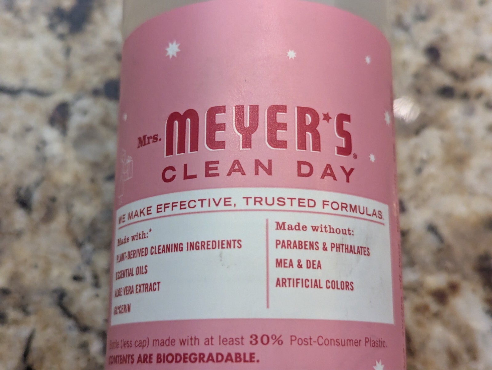 Mrs. Meyer’s Clean Day Peppermint Scent Liquid Dish Soap 16 oz Limited Edition