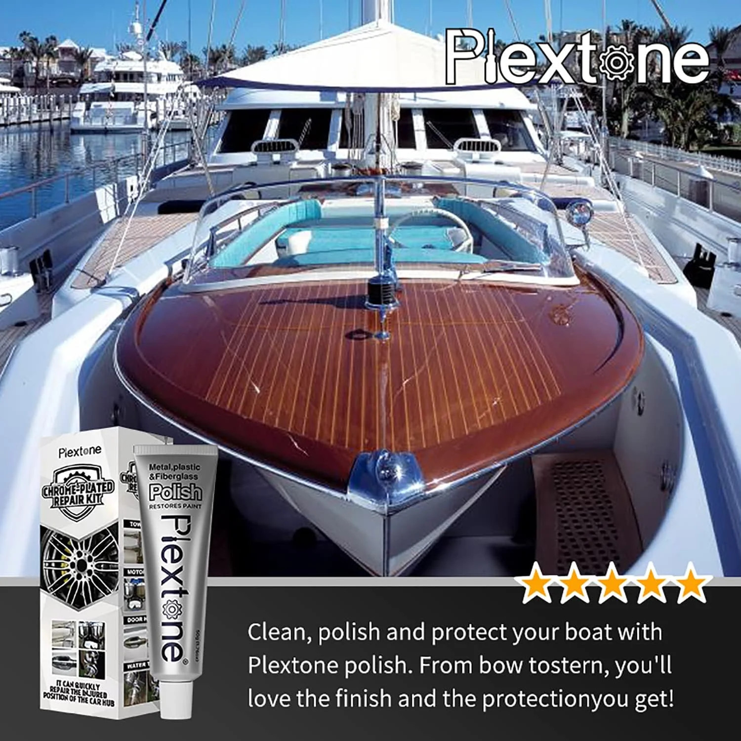 Metal Polish Paste for Home, Bike, Boat and Car Cleaning, Alloy Wheel Cleaner, R
