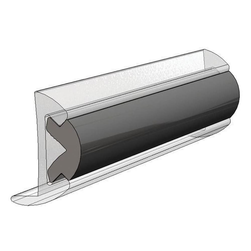 TACO Marine V12-4155BKA50-1 Flexible Rub Rail Vinyl Insert-3/4″ x 3/8″