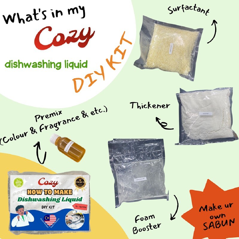 COZY DIY Dishwashing Liquid Comfort (15 – 16 Liter) – LEMON