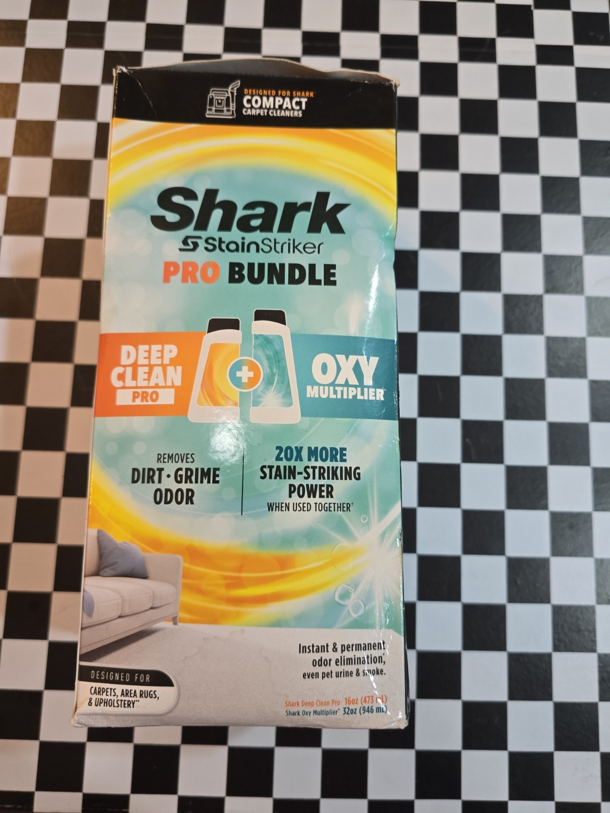 Shark StainStriker Pro Bundle 32oz OXY Multiplier + 16oz Deep Clean Pro NEW