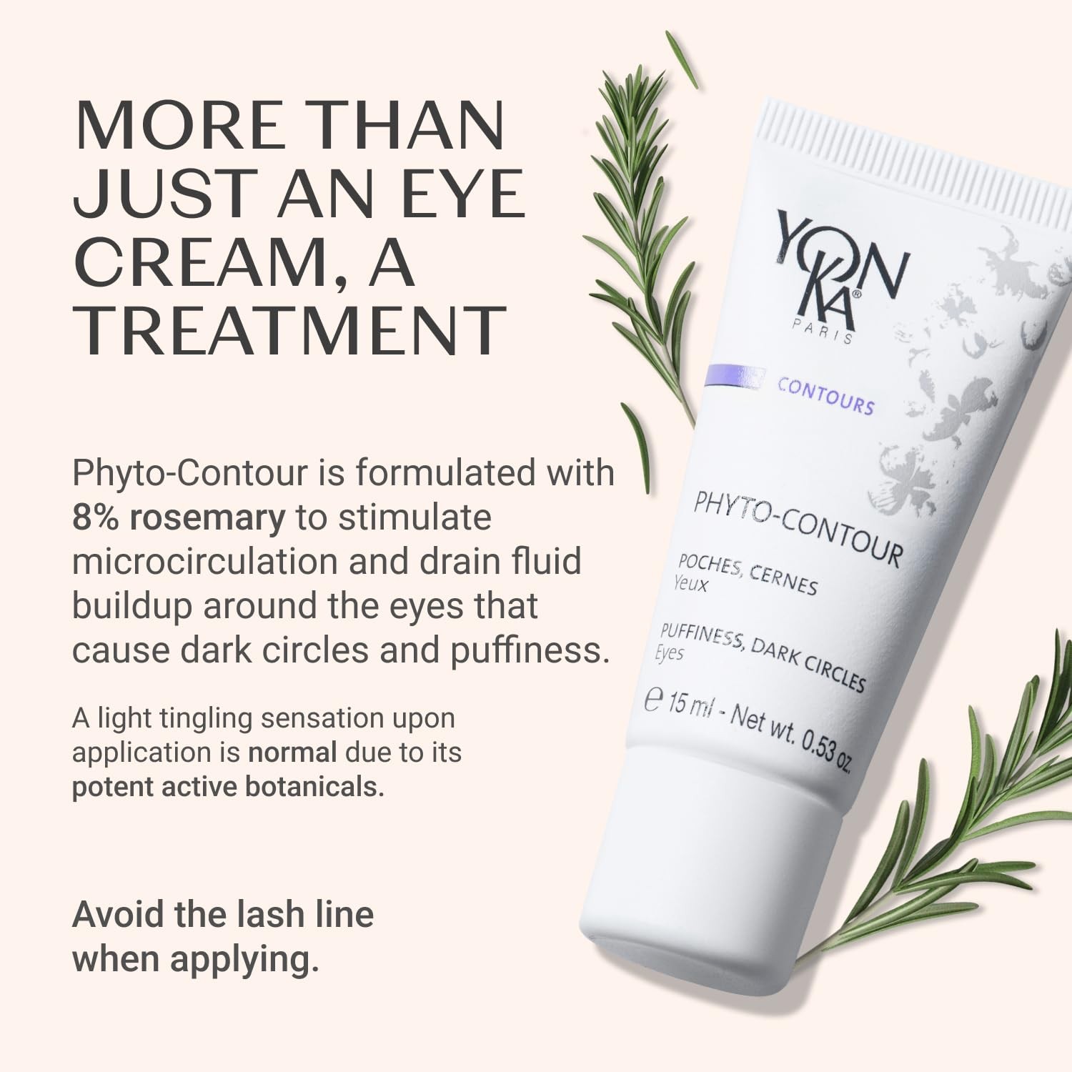 Yon-Ka Phyto-Contour | Anti-Aging Eye Cream with Rosemary Extract | Reduces Pu
