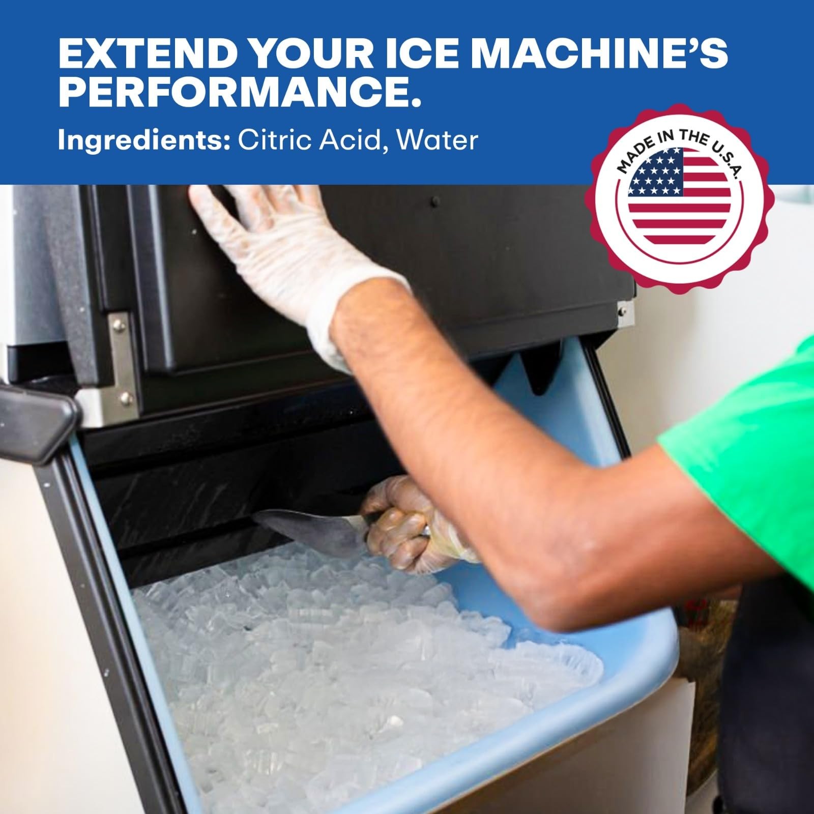 Sylvan Ice Machine Cleaner and Descaler | 32 oz (8 uses) | Free Cloth | Made …