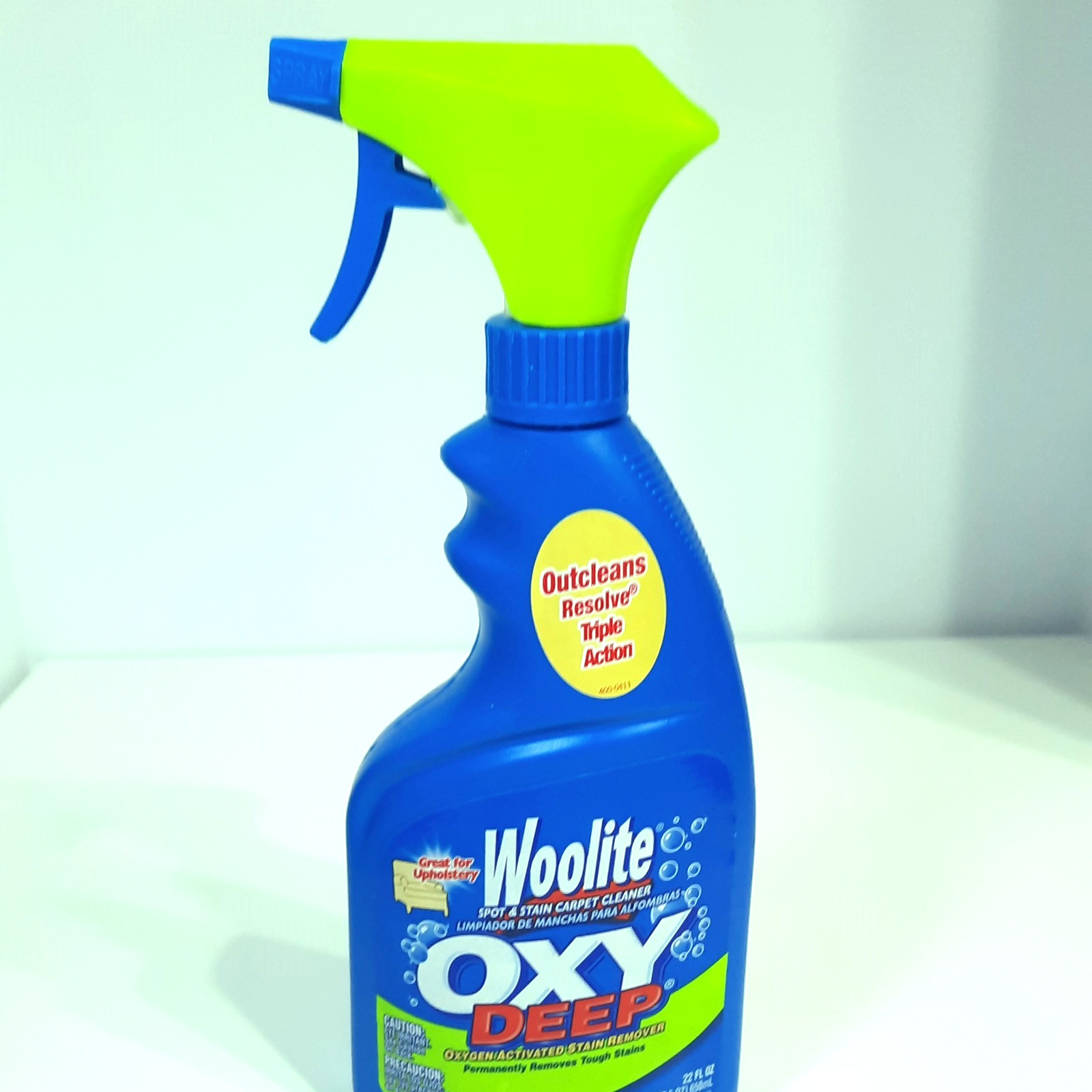 Woolite Carpet Oxy Deep Spot & Stain Remover Spray ORIGINAL Carpet Cleaner 22oz