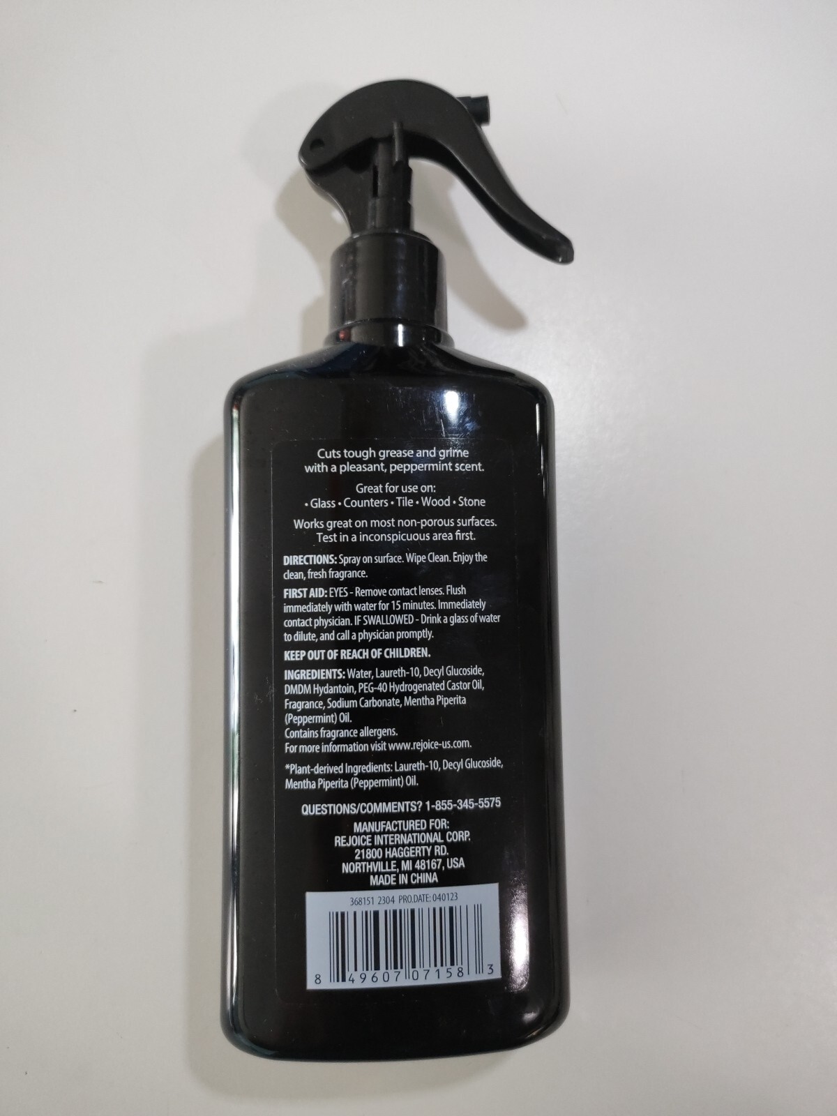 Dish Soap Peppermint Sage Derived Ingredients:& All Purpose Cleaner 16oz