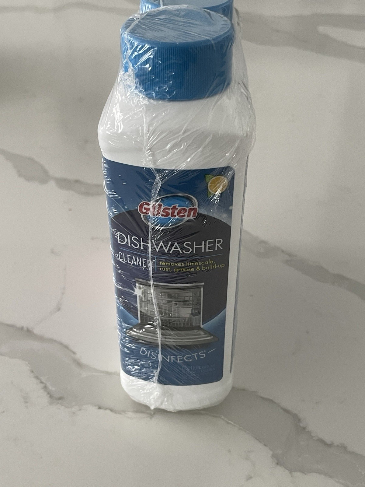 Glisten Dishwasher Cleaner Lemon 3 Pack 12 oz – Removes Limescale Rust Grease