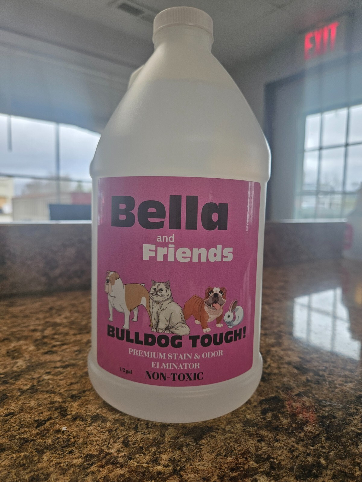 Bella and Friends Premium Stain Remover & Odor Eliminator, 1/2 Gallon