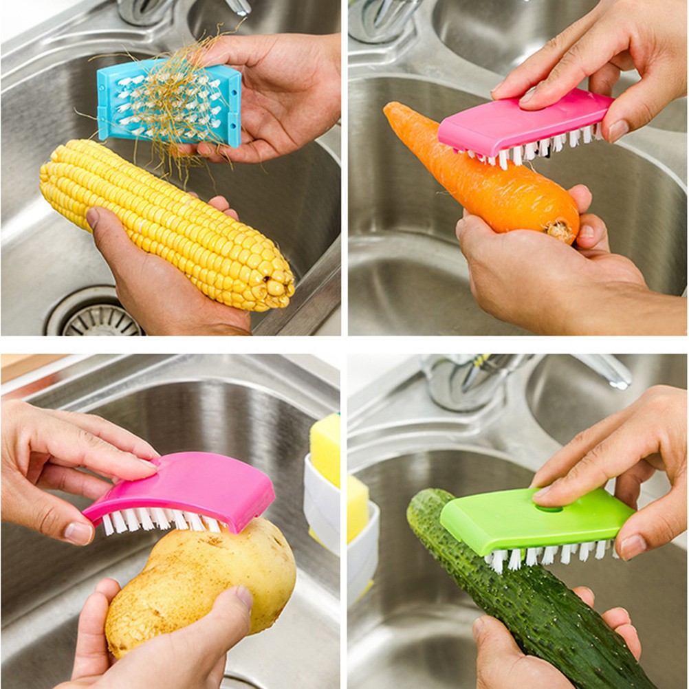 3 Pcs Utensil Cleaning Suction Brush Dishwashing Brushes for Dishes