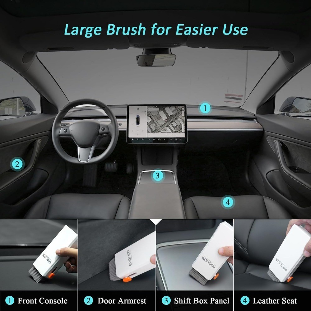 Car Screen Cleaner Spray and Wipe, Car Interior Cleaner Detailing Kit Screen