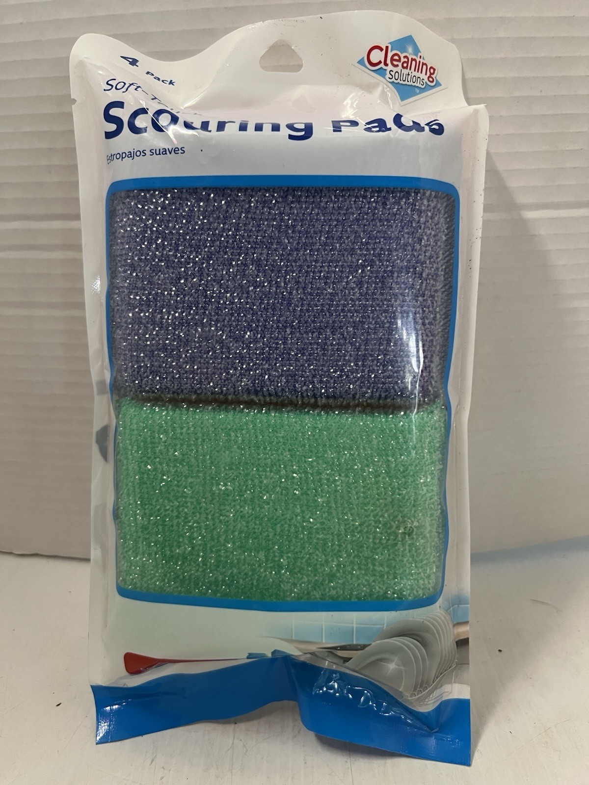 4 Quick Scrubbers Multipurpose Sponge Kitchen Cleaning Scratch Free Durable Pad