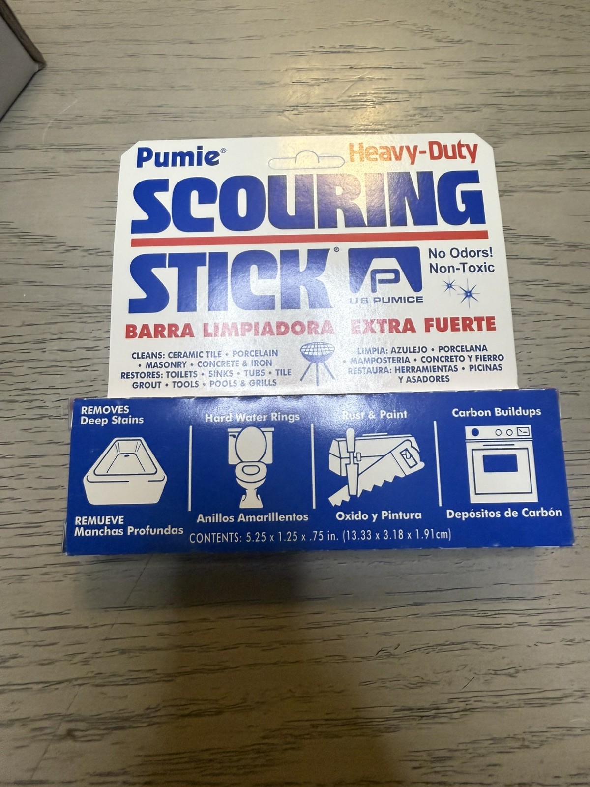 Pumie Hdw-12T Heavy-Duty Scouring Stick (Pack Of 12) No Odors Non Toxic Cleaner