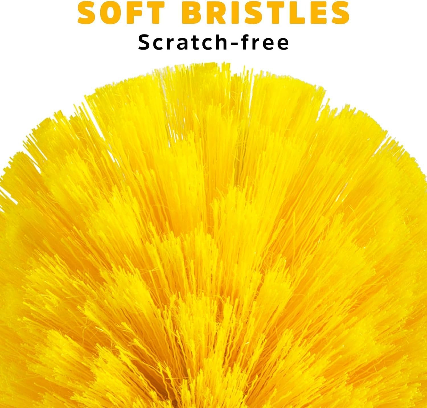 Cobweb Duster Brush Head Spider Web Cleaner Indoor Outdoor Extension Pole