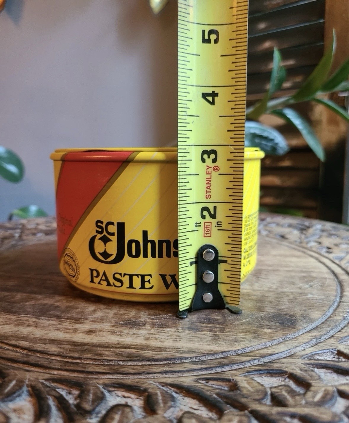 SC JOHNSON PASTE WAX NEW UNUSED 16 OZ FULL CAN ORIGINAL FORMULA DISCONTINUED