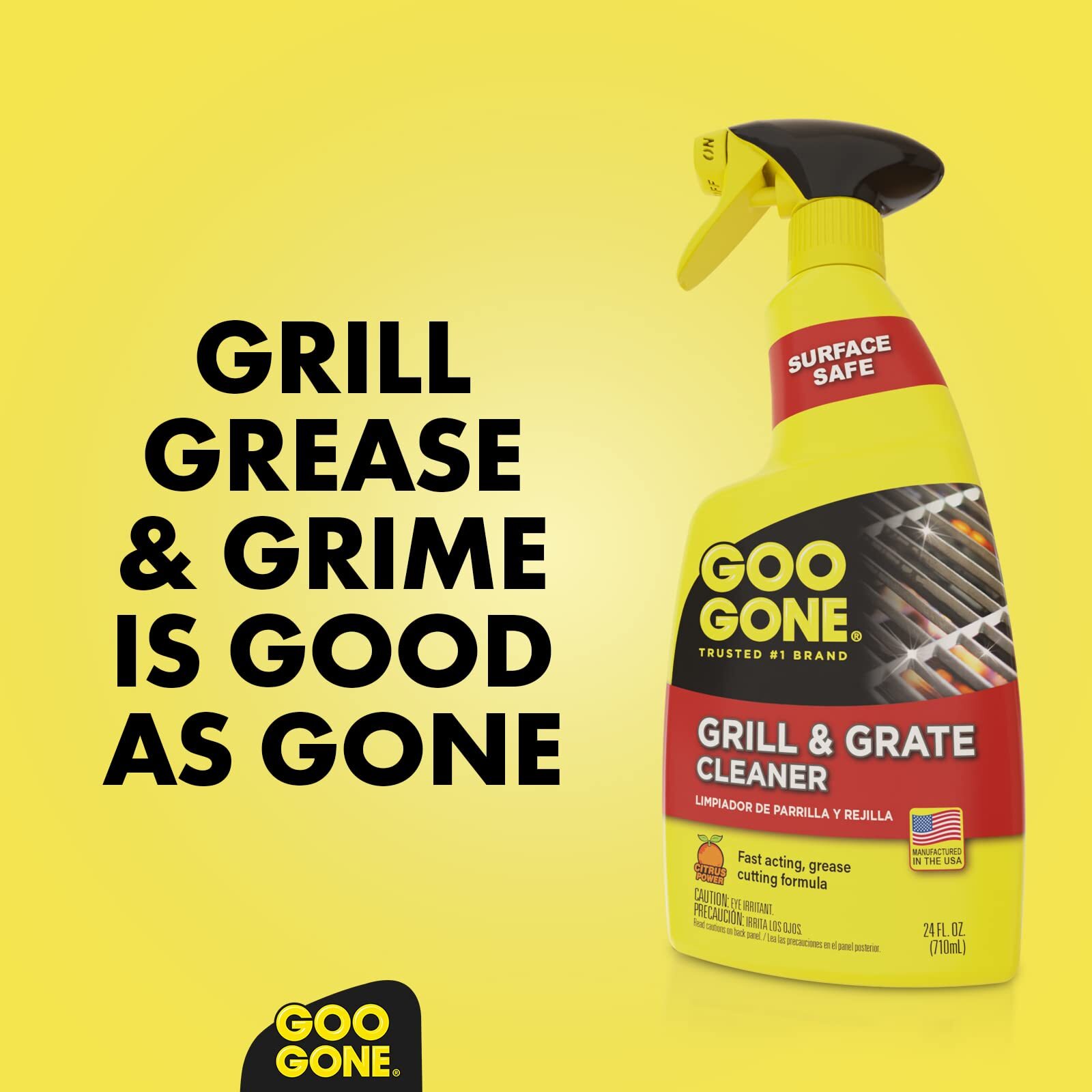 Goo Gone Grill and Smoker Cleaner Super Strength Gel 24 Fl Oz Pack of 2