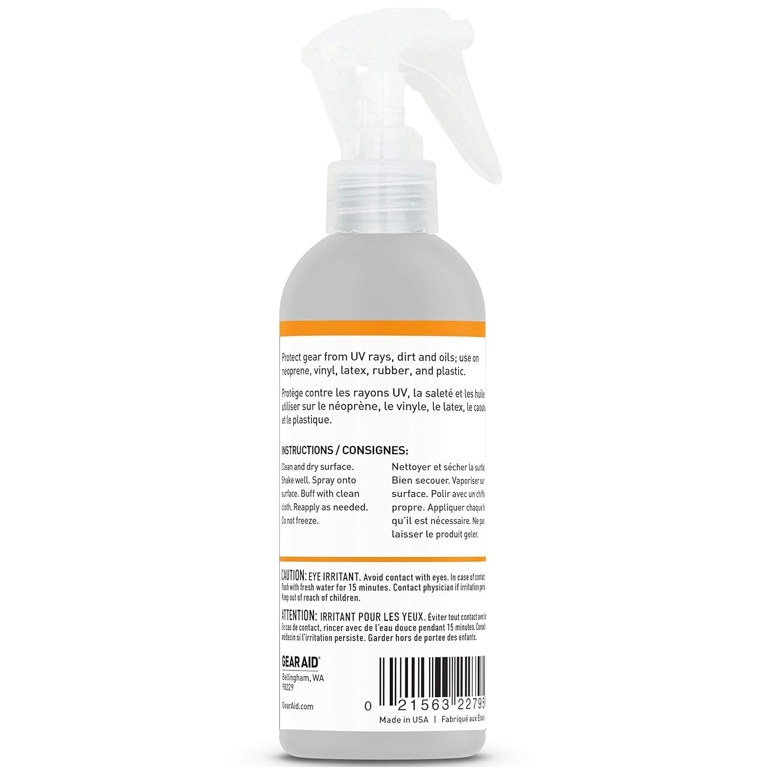 GEAR AID UV Protectant and Conditioner Spray, Apply to Outdoor Gear Made of Plas