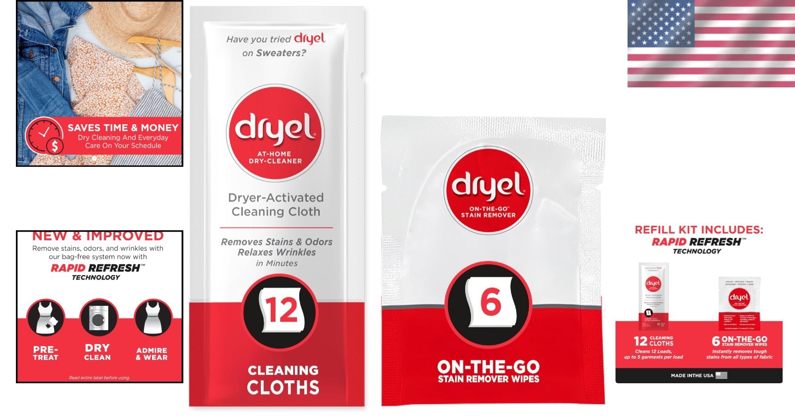 12 Load Refill for At-Home Dry Cleaning – Gentle Care for Dry Clean Only Clothes