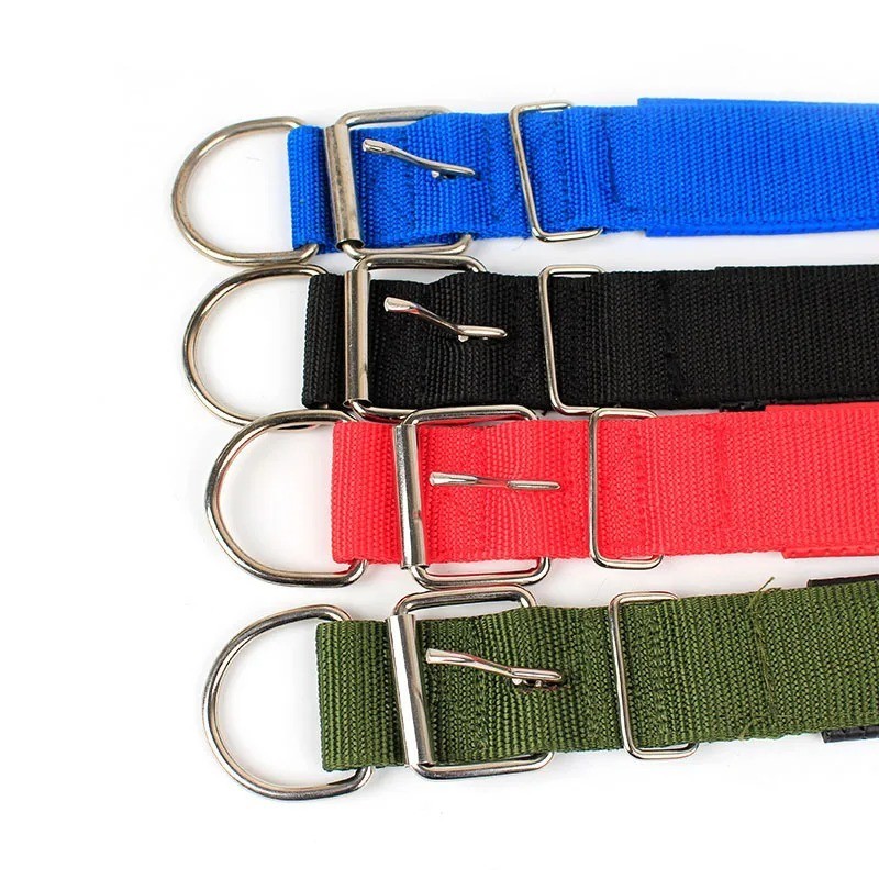 Solid Dog Collars Nylon Dog Collar For Small Medium Large Dogs Teddy Keji Pitbul