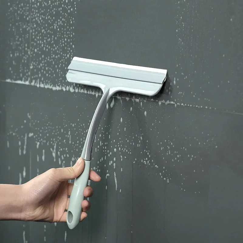 Silicone Glass Scraper with Anti-Slip Handle for Window and Glass Cleaning Tool