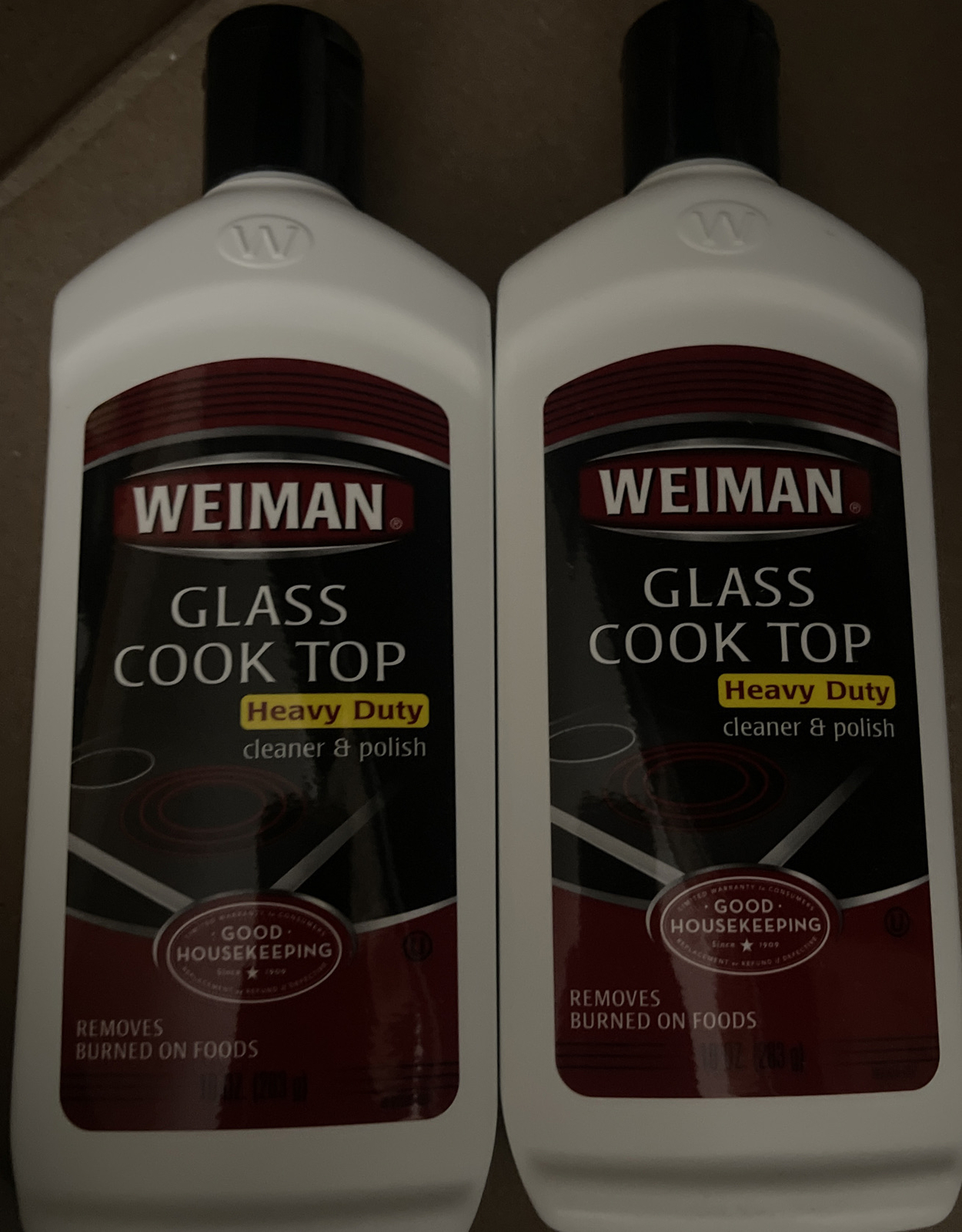 6 WEIMAN GLASS COOK TOP CLEANER /POLISH 10 oz SIX PACKS NEW