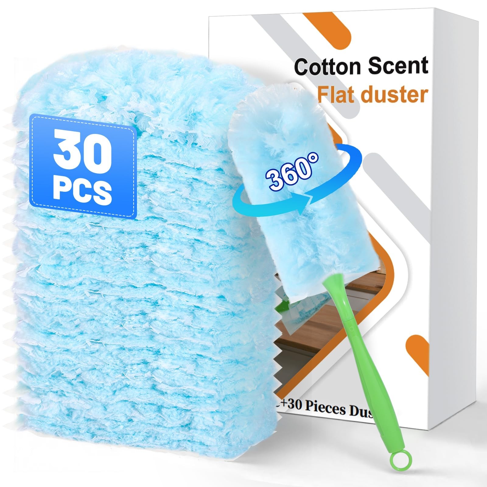 30pcs Disposable Dusters Refillsbulk Heavy Duty Dusters Refills 360 Degree Duste