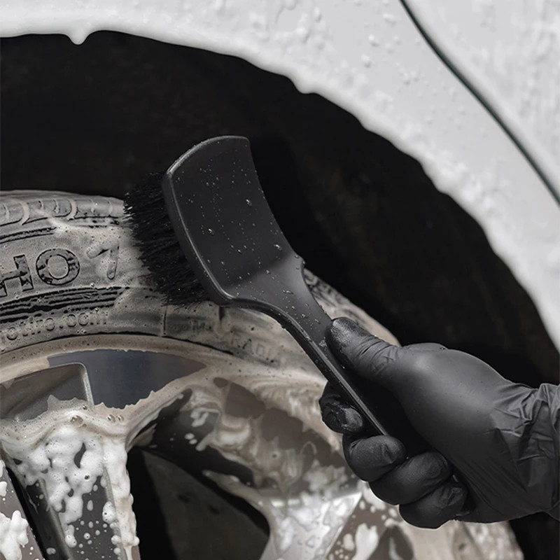 Car Tire Rim Brush Carpet Wheel Details Hub Vehicles Washing Hard Bristle Brush