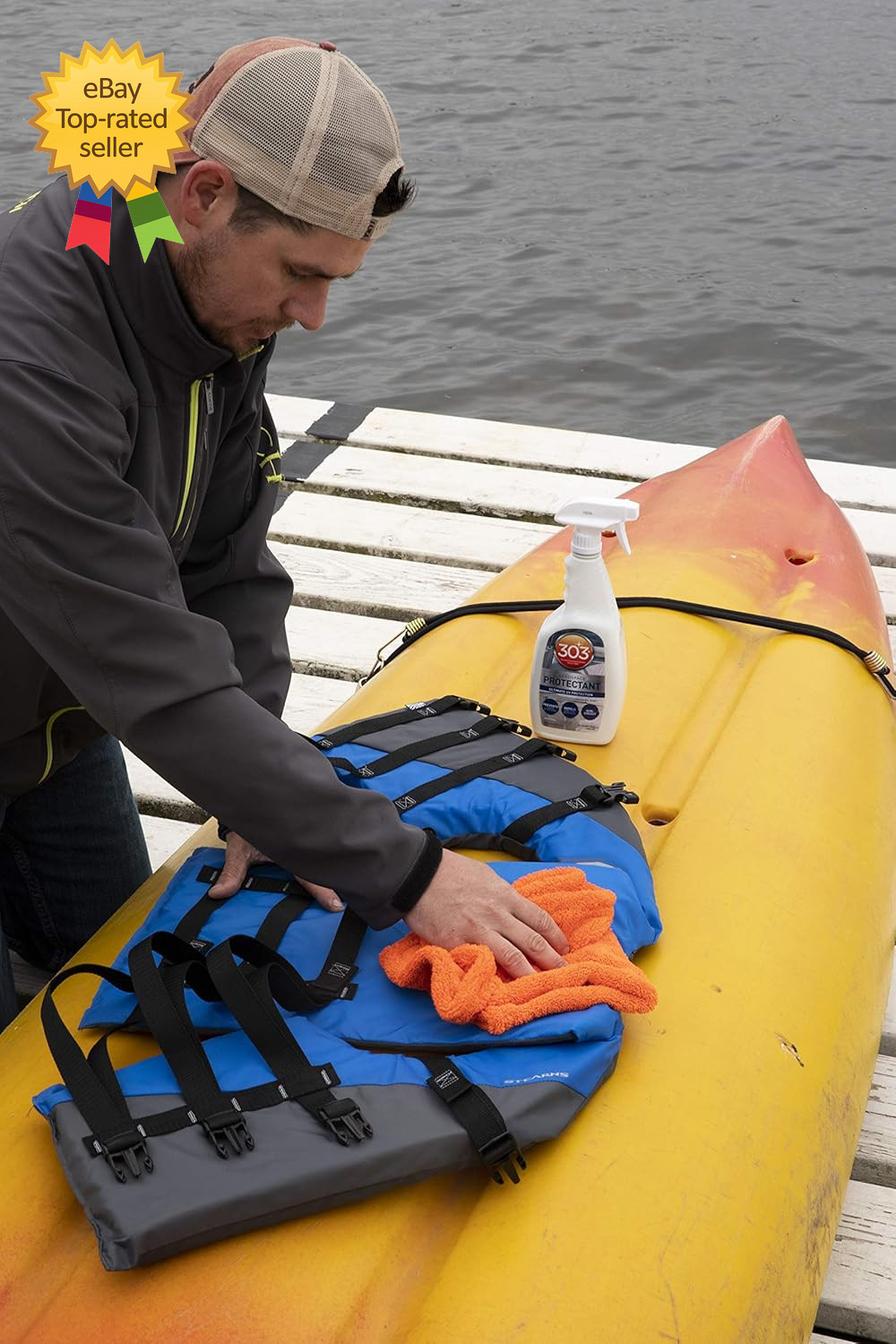 Marine Aerospace Protectant Spray 32oz UV Protection Vinyl Cleaner Matte Finish