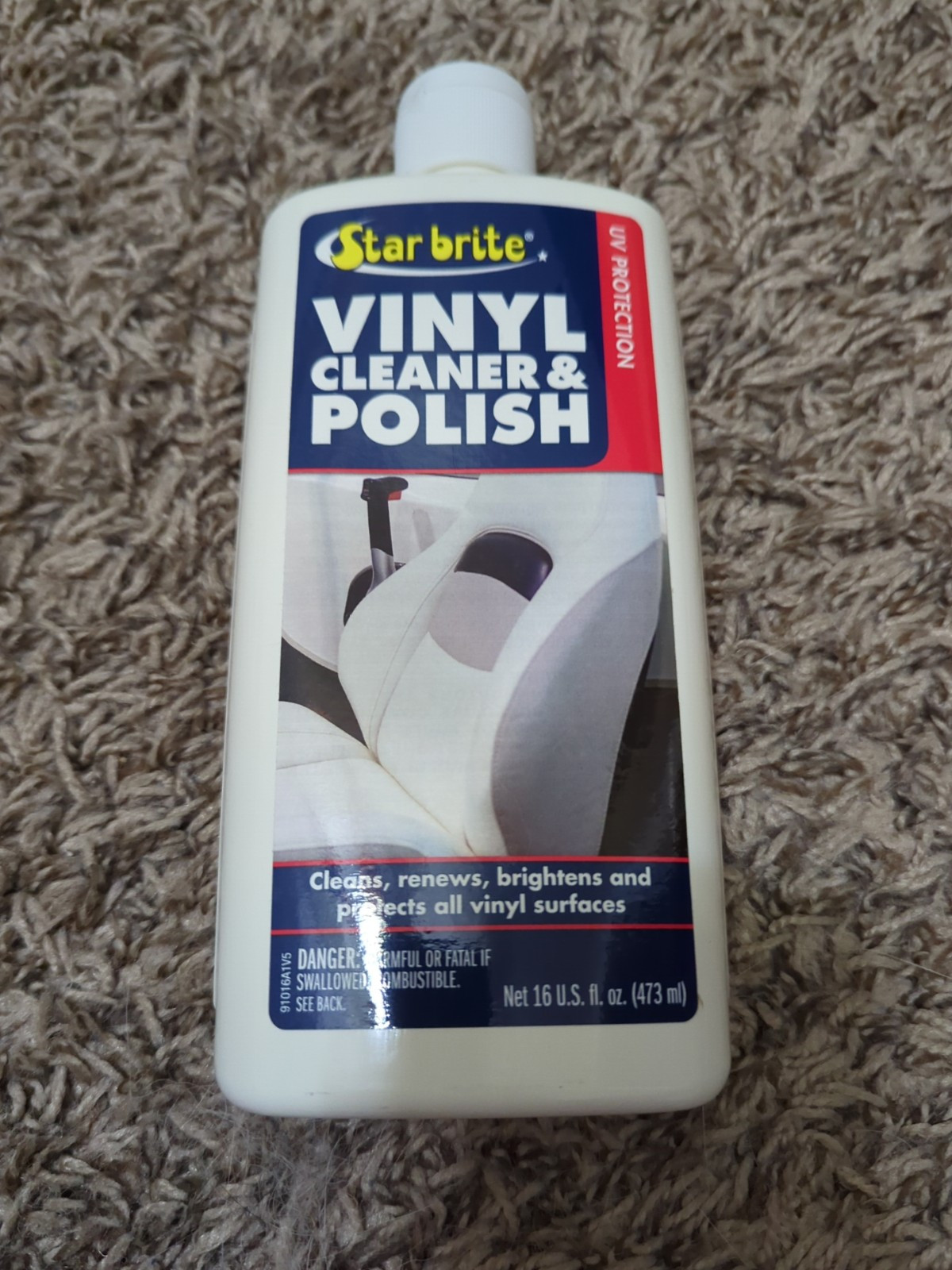 Star Brite 091016P 16 oz. Vinyl Cleaner/Restorer Liquid 1.8 L x 3.5 W in.