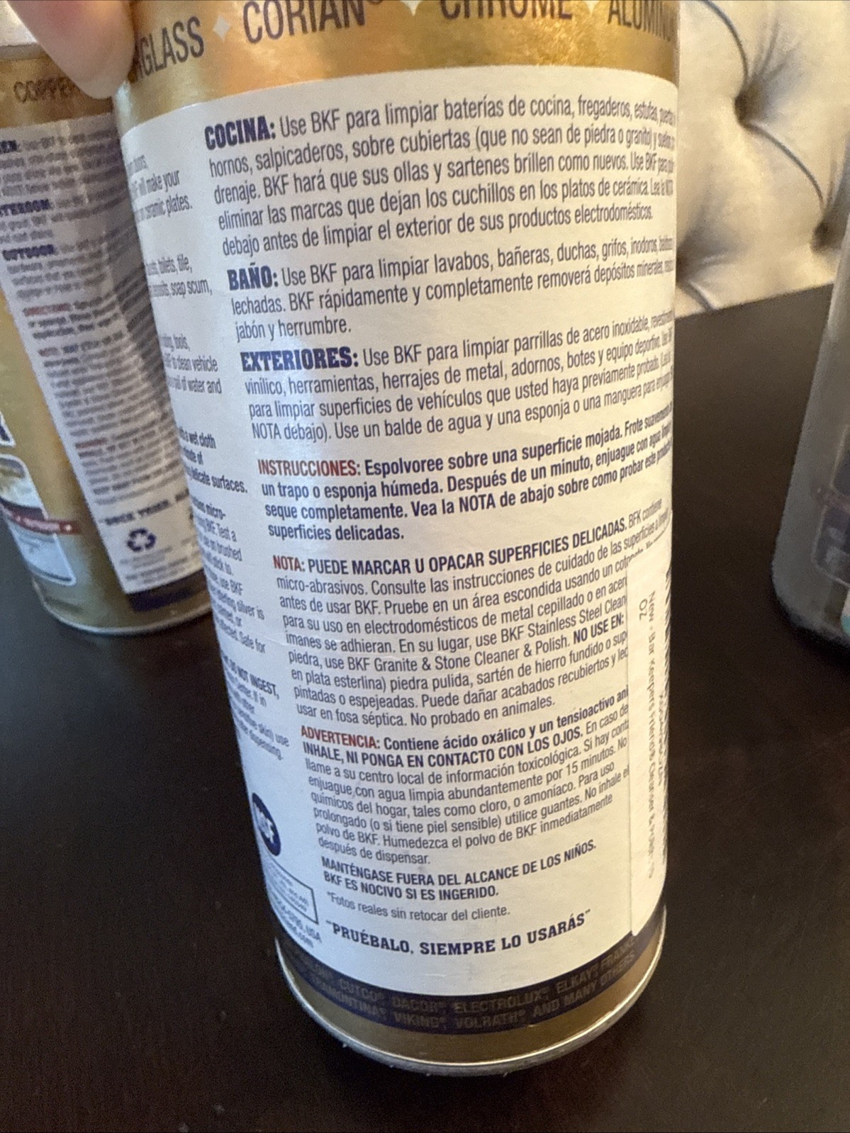 Lot of 4: Bar Keepers Friend Cleanser 15 oz / 425 g