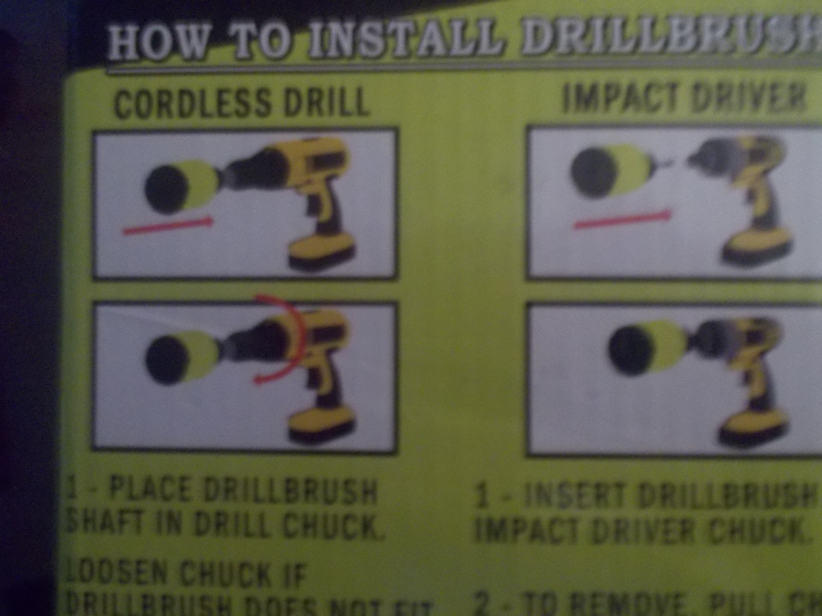 6-Pc Drill Brush Attachment Power Scrubber Kit Grout Tile Bathroom Car Detailing