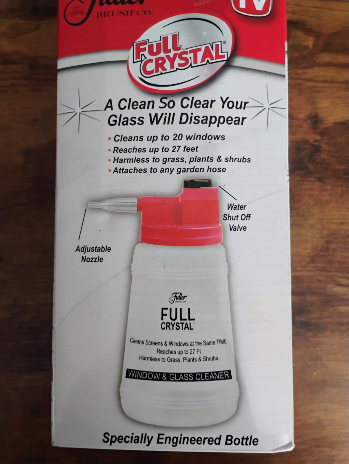 Fuller Brush FBFC-6 As Seen On TV Full Crystal Window Outdoor Surface Cleaner