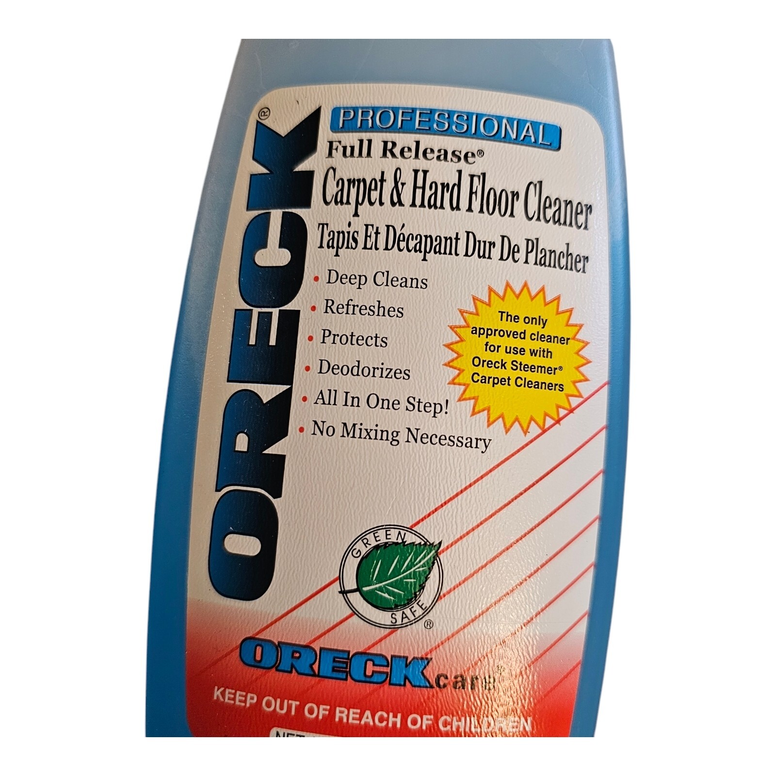 Oreck Professional Full Release Carpet & Hard Floor Cleaner 15Oz NEW