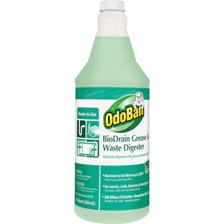 Odoban-Bio Grease and Waste Digester, 32oz, PK12|25088