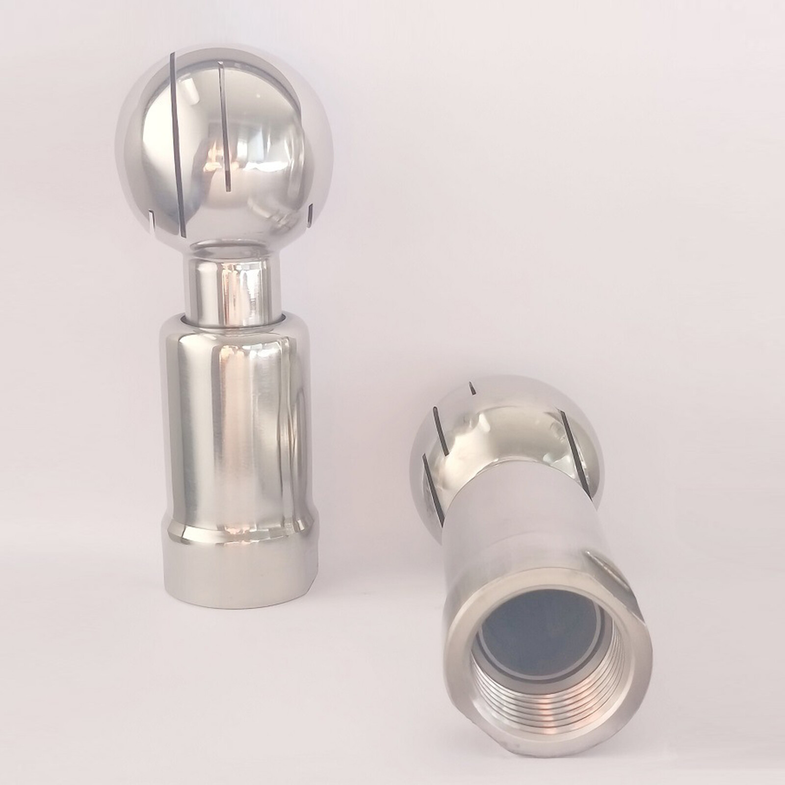304 Stainless Steel Rotating Tank Washing Nozzle CIP Rotary Spray Ball 360°Clean