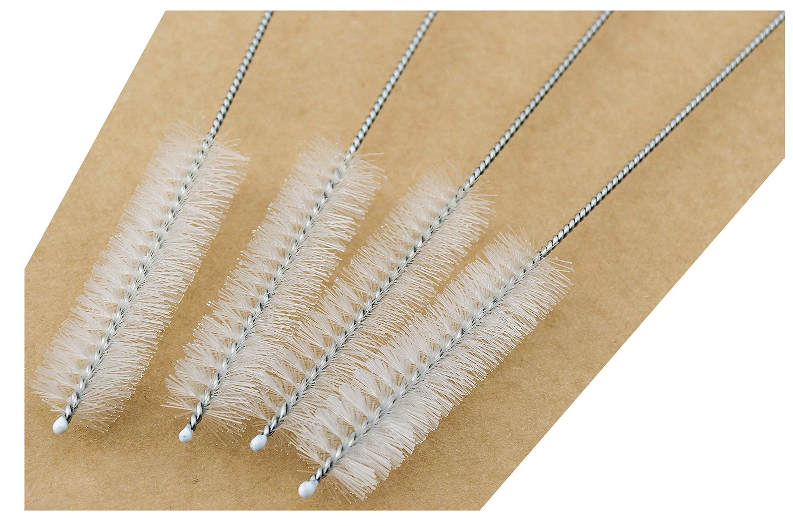 Bubble Tea Boba Straw Cleaning Brushes Set of 4 – EXTRA WIDE 1/2″ wide x 10″ …