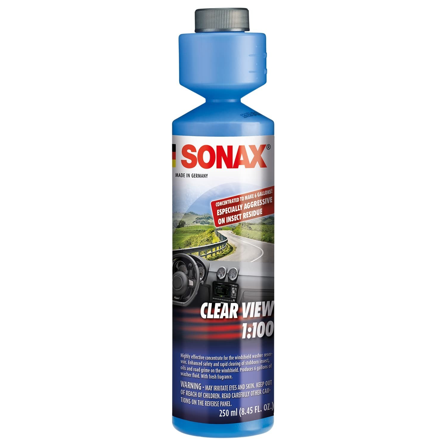 High-Performance Windshield Cleaner Concentrate | Streak-Free, Insect & Grime Re
