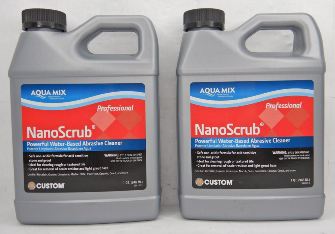 (2) Aqua Mix Nanoscrub Powerful Abrasive Cleaner 1 Qt.