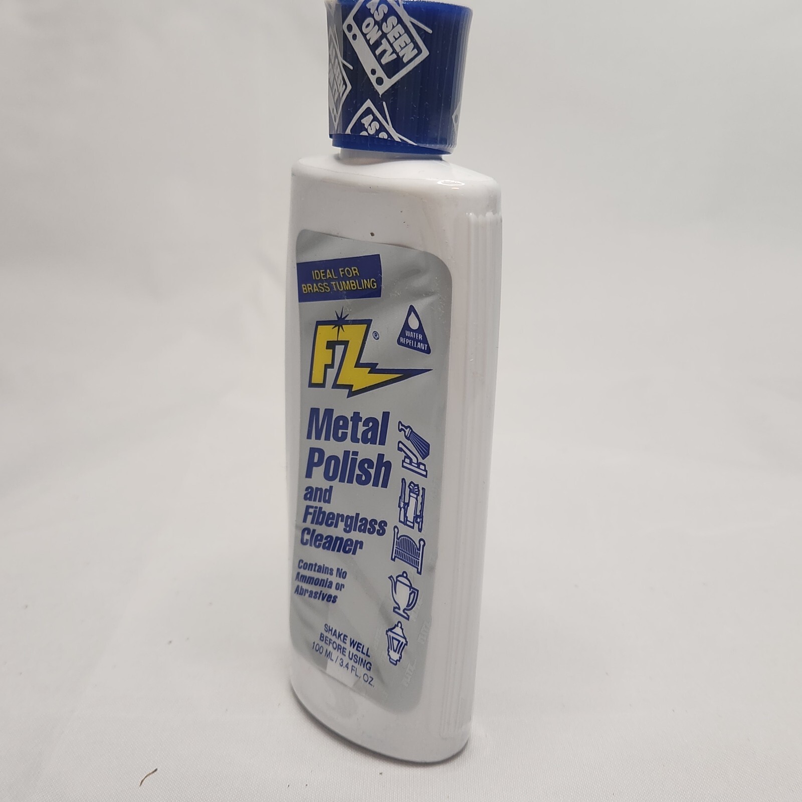 Flitz Multi-Purpose Polish & Cleaner Liquid for Metal Plastic Fiberglass 3.4oz