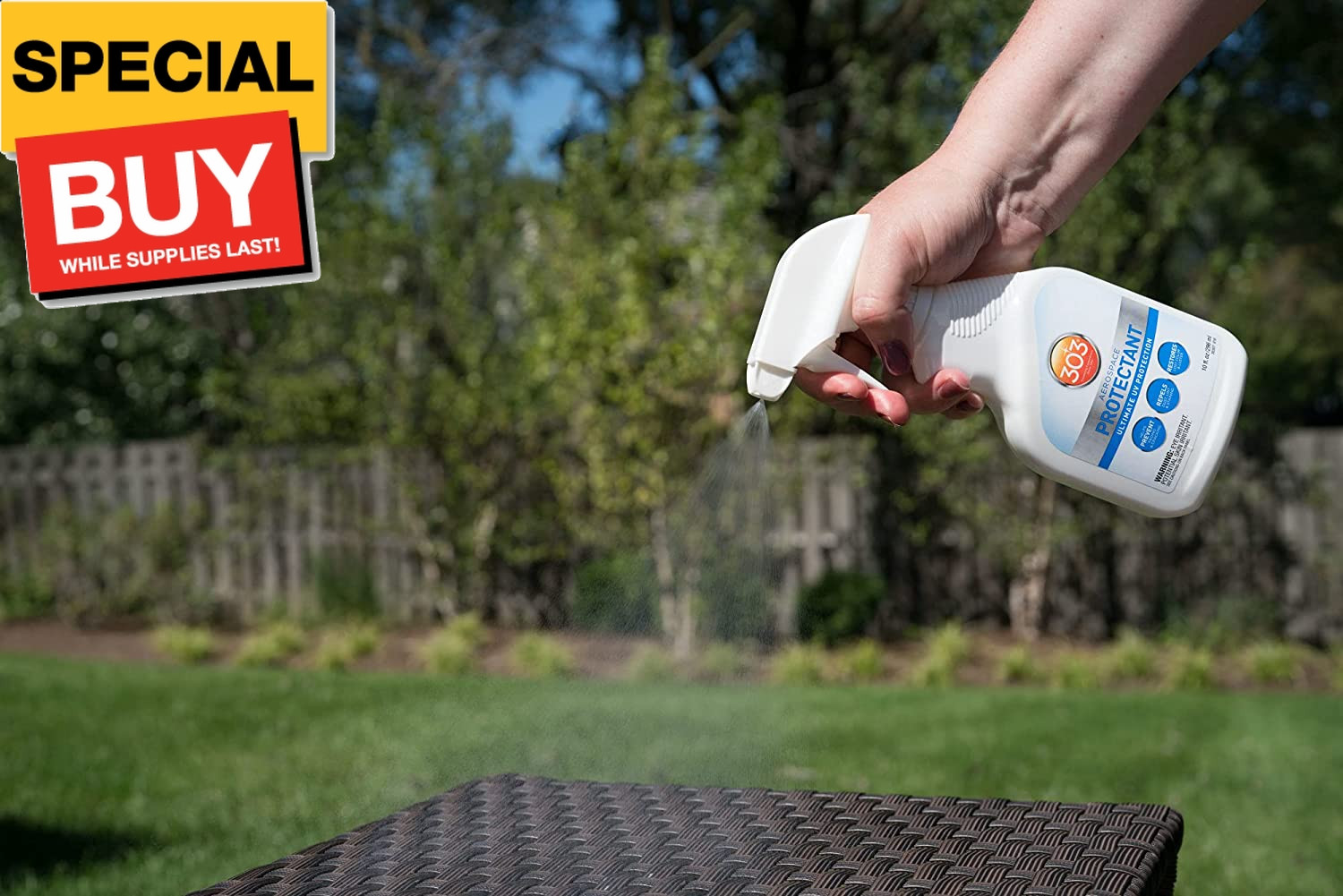Aerospace Protectant Spray, UV Protection, Repels Dust, Dirt, & Staining, Matte