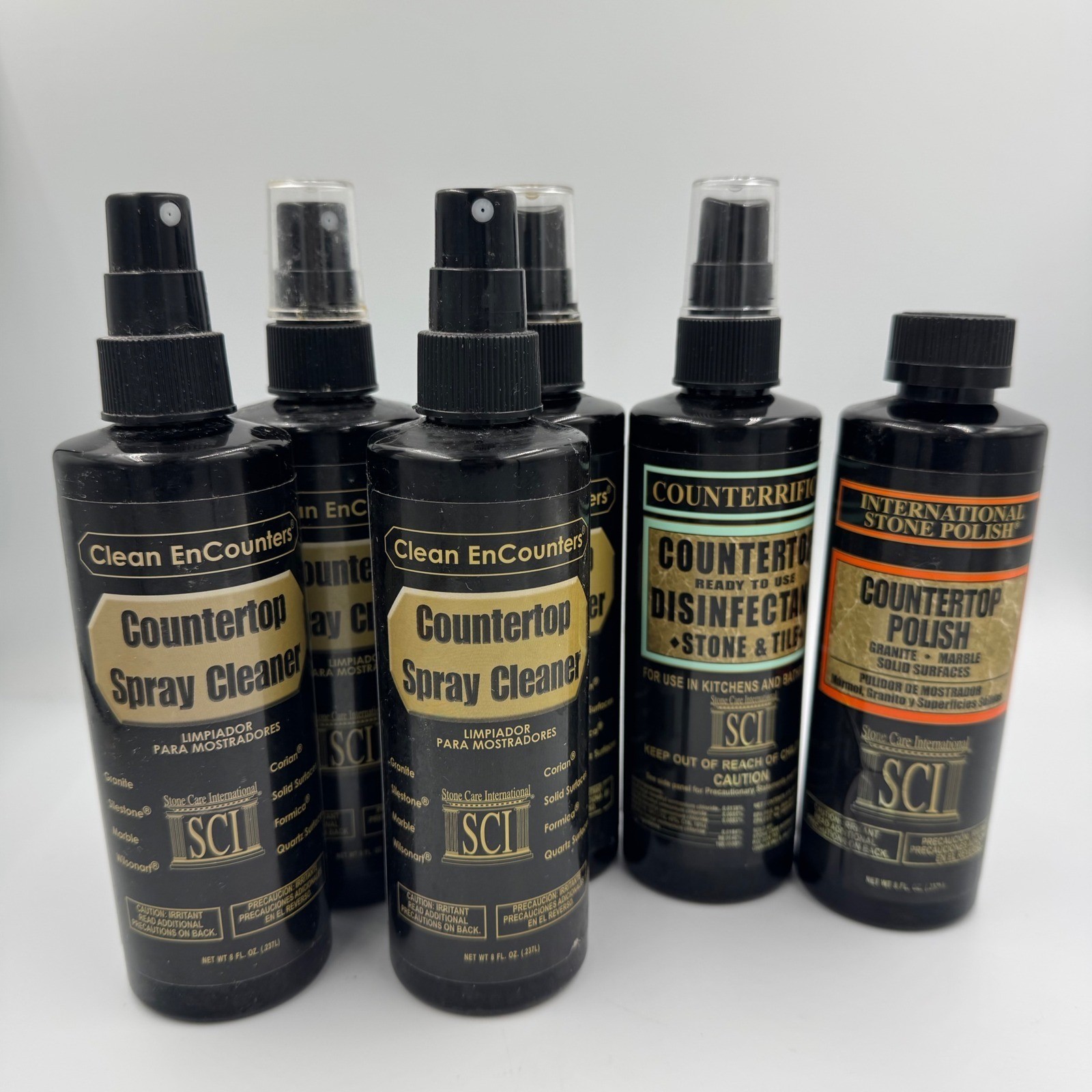 Stone Care International SCI Countertop Cleaner Polish Bundle 8oz