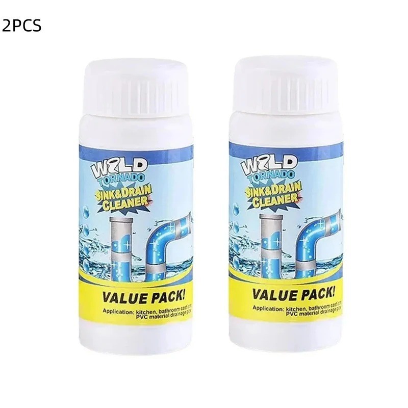 1~5x Wild Tornado Powerful Sink Drain Cleaner High Efficiency Clogging Cleaner
