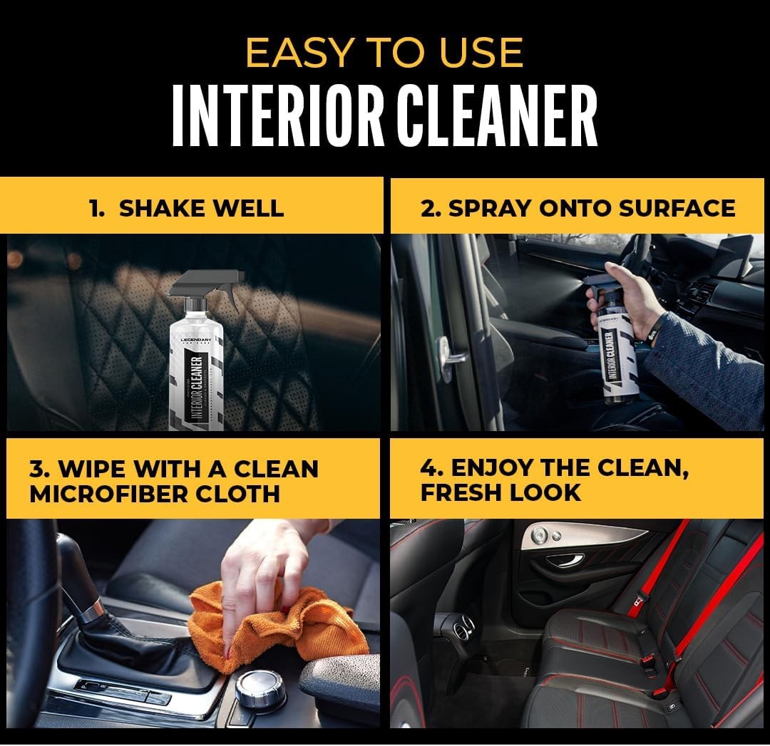 Legendary Interior Cleaner 16oz – All Purpose Interior Detailer & Carpet Cleaner